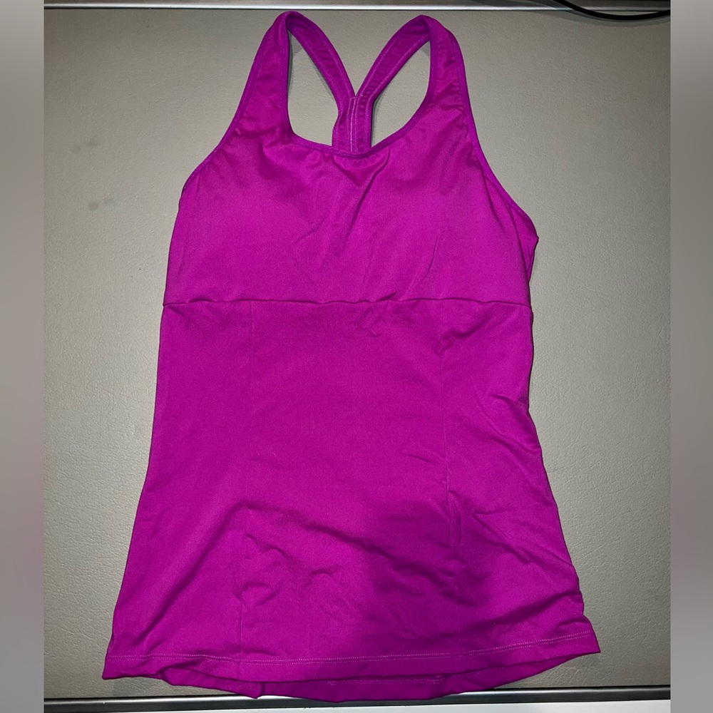 Purple Work Out Bra Tank